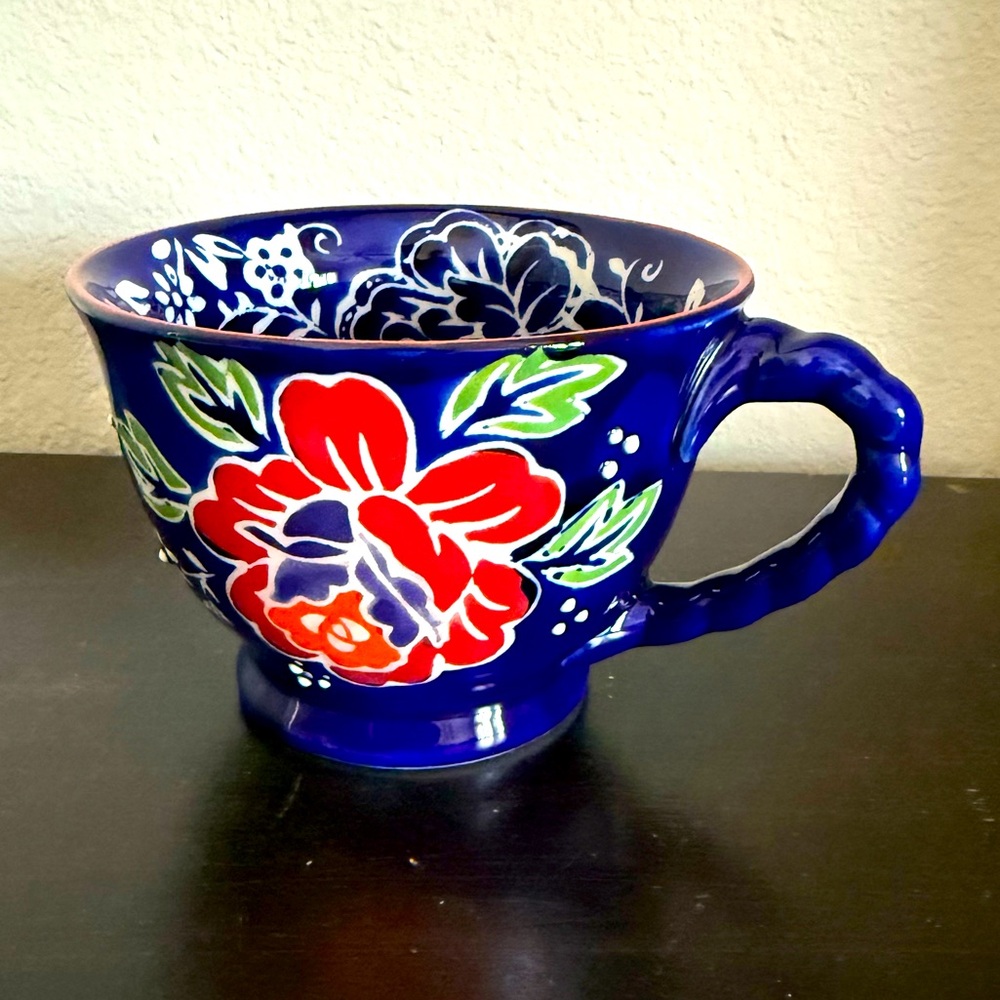 Yokohama Studio Hand-Painted Floral Mug